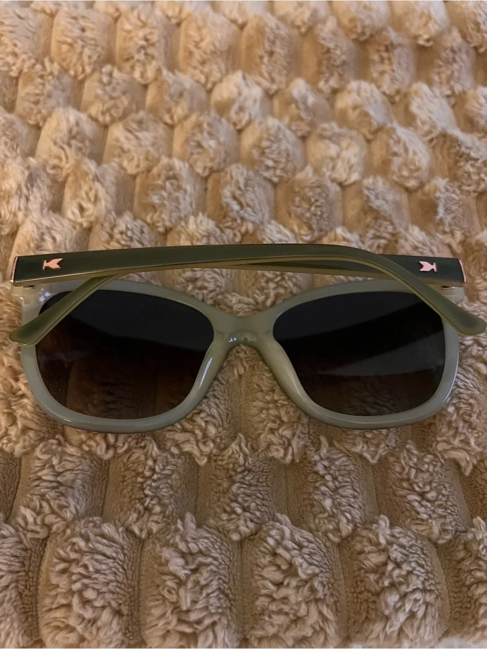 Women's Olive Green Cat-Eye Sunglasses